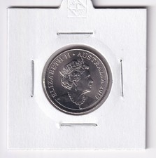 AUSTRALIAN: 2019 10 CENT JC JODY CLARK EFFIGY UNC COIN IN 2X2 HOLDER #1137