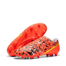 Men's Soccer Cleats Adult Football Shoes Lace-Up Firm Groud Athletic Outdoor ...