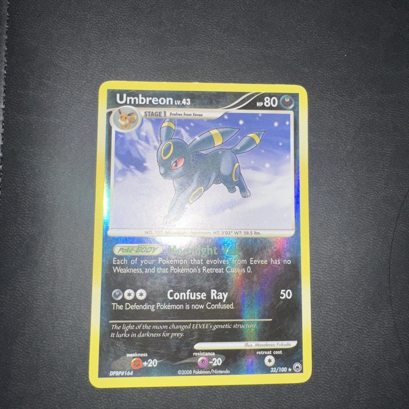 Umbreon - 32/100 - Pokemon Majestic Dawn Reverse Holo NM