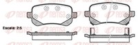 Bremsbelagsatz Scheibenbremse Remsa 1095.02 FüR Dodge Fiat Chrysler Freemont JTD