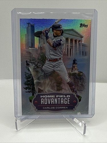 Carlos Correa #HA-25 2023 Topps Update Home Field Advantage card