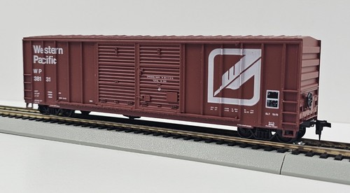 Coche de carga HO Roundhouse 1981 Western Pacific 50' doble puerta #38131 | Zustand: Used