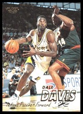 Dale Davis 1997-98 Fleer #186 Indiana Pacers NBA READ FREE SHIPPING AutographDen