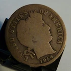 1914 D  Barber Dime Average Circulated Condion