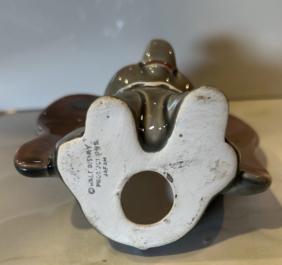 Vintage Disney Ceramic Figurines (7) w/Dumbo, Mickey, & Dwarfs Made in Japan - Image 4 of 4