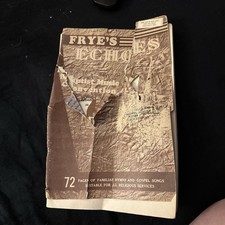 Theodore R. Frye Echoes of the Baptist Music Convention No. 7 Song Book