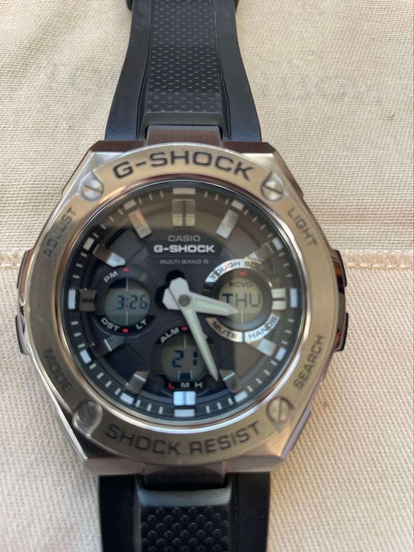 CASIO G-SHOCK GST-W110 Tough Solar Analog Digital Watch Men's Resin From Japan