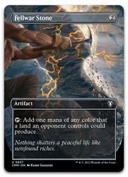 Fellwar Stone (Borderless) #657 Commander Masters