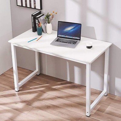 Büro Computer Schreibtisch schwarz 120x60cm Laptoptisch Arbeitszimmer Heimarbeitsplatz