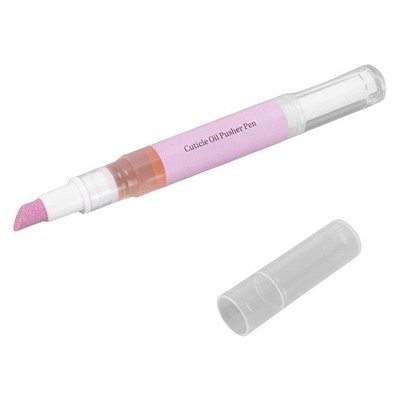 2 In 1 Ceramic Cuticle Pusher Oil Pen Lavender Scented Nail Care Pen Deeply SET