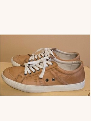 Ricardo Almeida Shoes Men s Size 8.5 8-1/2 Tan Leather Casual Sneakers Designer