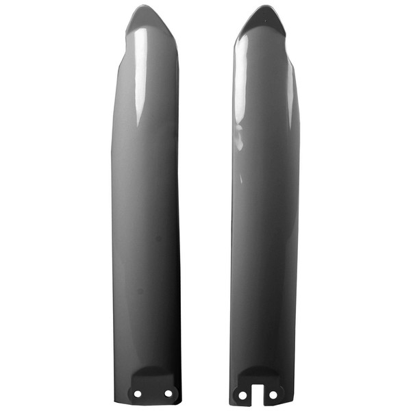 Gabelschutz Gabelprotektoren Fork Guards Passt An Kawasaki Kx 125 250 500 Grau-image