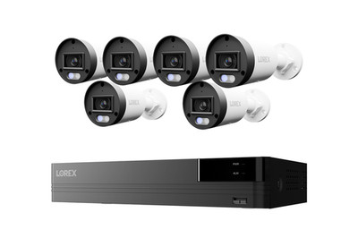 Lorex Connect U Series 4K 8-Channel Wired NVR System with U3 2K+ PoE Bullet Came