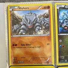 The Pokémon Company Rhyhorn 74/160 Primal Clash English Basic Regular 80 HP 2015