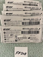 Stryker Micro Dual Cut Blade # 5400-003-114 (LOT of 5) Exp date 2029