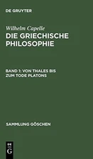 Mller - Von Thales bis zum Tode Platons - New hardback or cased book - X555z