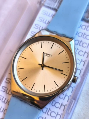 SWATCH + IRONY SKIN + SYXS115 SKIN AZUL + NUEVO - Imagen 1 de 2