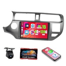 4 128GB Android 15 Car Radio for Kia Rio 2012 2013 2014 Wireless Carplay