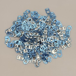 Lot of 200+ Blue Red Bull Energy Aluminum Can Tabs Pop Tops Crafts