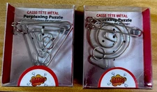 CASSE-TETE METAL PEEPLEXIING PUZZLE BRAIN TEASERS