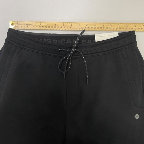 American Eagle AE 24/7 Good Vibes Jogger Uomo Medium Nero NUOVO CON ETICHETTE - Foto 11 di 13