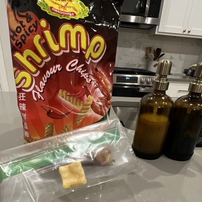 Dragonfly Hot & Spicy Shrimp Flavor Chips Snack Single Bag