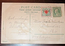 1909 US CHRISTMAS SEALS COVER TIED TO CANCEL