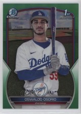 2023 Bowman Chrome Prospects Green Refractor 35/99 Oswaldo Osorio #BCP-152 xb2