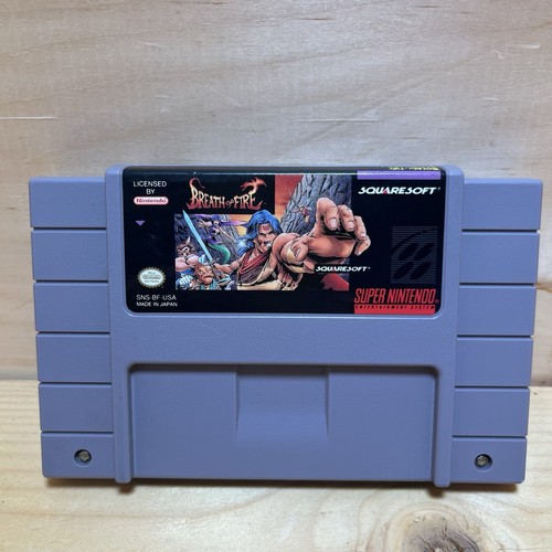 Authentic Original Super Nintendo SNES  1991 Breath of Fire