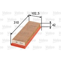 Valeo Luftfilter Filtereinsatz FüR Opel Vivaro Combi 1.9 Dti Renault Trafic II