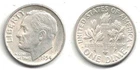 AU to Uncirculated 1954 Silver Roosevelt Dime at Below Silver Melt Value