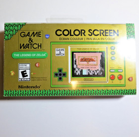 Nintendo Legend of Zelda Game & Watch, In-Box 35th Edition w/Triforce Stand