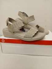 Womens Skechers Arya On The Rise Designer Luxe Foam sandals Uk size 5/38 NEW