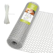 Chicken Wire Fencing, 16.5 Inch x 60 Ft Chicken Wire Mesh for Garden Plants