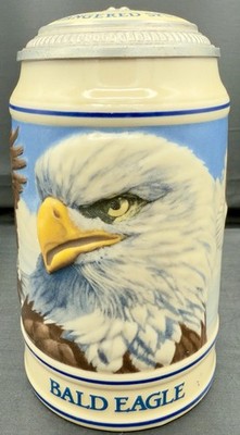 1989 Anhueser Busch, Endangered Species STEIN   Bald Eagle , Made In Brazil