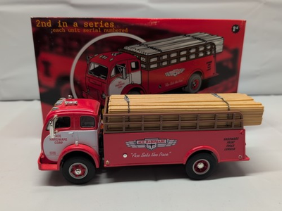 #ad 1997 First Gear Ace Hardware 1:34 ‘53 White 3000 Stake Truck w Lumber NIB 1 34 $25.46