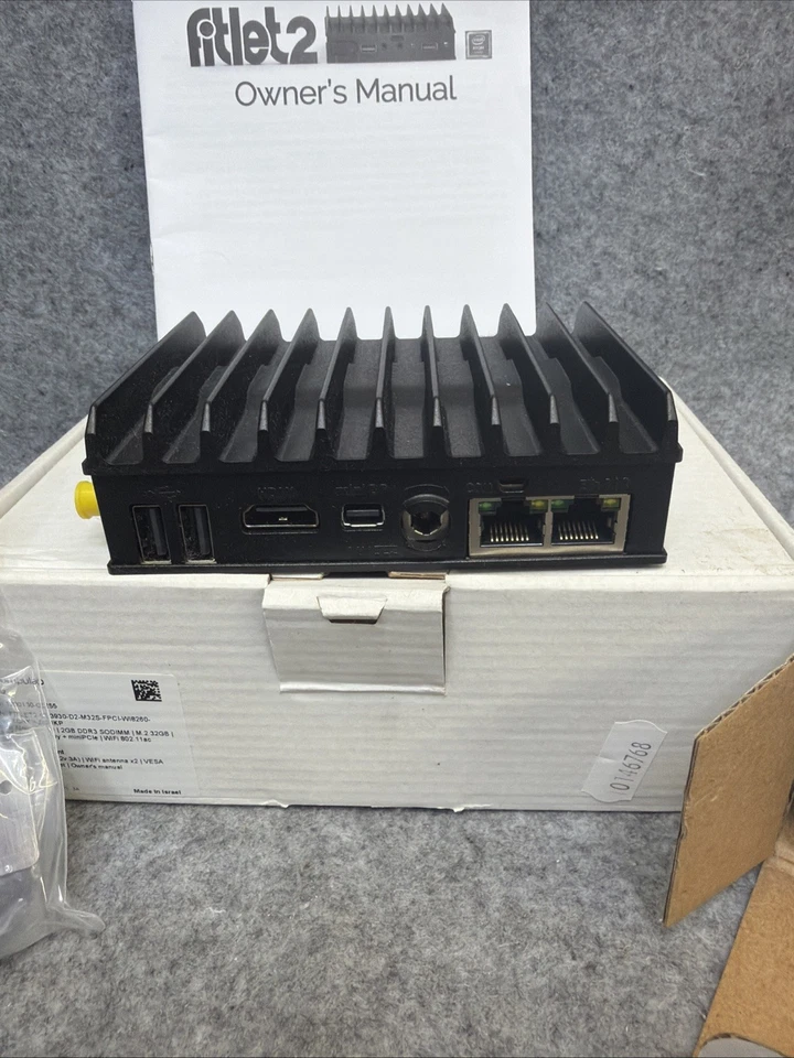New Compulab Fitlet2 Mini PC Intel Atom E3930 2GB 32GB WiFi 802.11ac - Image 3 of 4