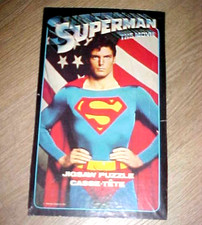 SUPERMAN the movie 1978 cardboard cover of puzzle box