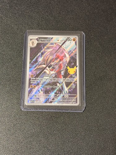 Pokemon 30th Celebration Lycanroc #138/128 Illustration Rare NM