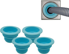 4 Pcs Drain Pipe Hose Seal Deodorant Silicone Plug, Washing Machine Drain Hos...