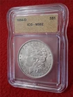 1884-O MORGAN S$1 SILVER DOLLAR ICG - MS62                  #MF-0559