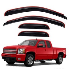 Extra Durable Auto Vent Window Visor, Fit 2007-2013 Chevrolet In-Channel