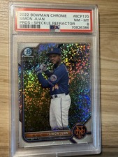 2022 Bowman Chrome - Prospects Simon Juan #BCP-170 Speckle Refractor /299 (RC)
