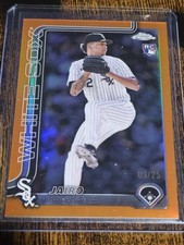 2025 Topps Chrome Jairo Iriarte True Orange Refractor RC White Sox #d 03/25 #145