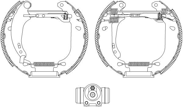 Textar Bremsbackensatz 84053800-image
