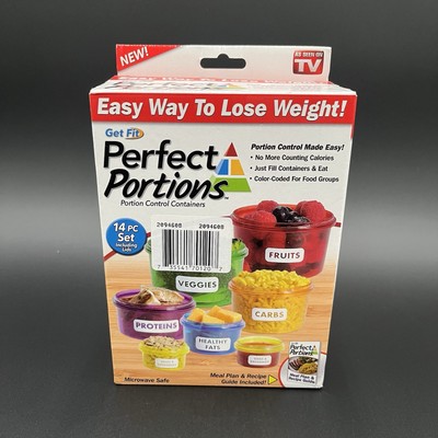 Get Fit Perfect Portions Containers 14 Piece Set