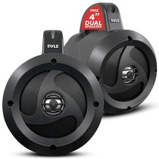 Pyle 4  Waterproof Off-Road Speakers, 900W Compact Power Sport Speaker Sys