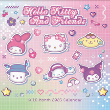 2026 Hello Kitty  Friends Mini Wall Calendar