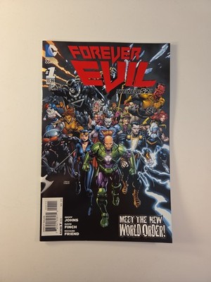 Forever Evil #1 2013 DC Comics Geoff Johns Comic Book David Finch Cover