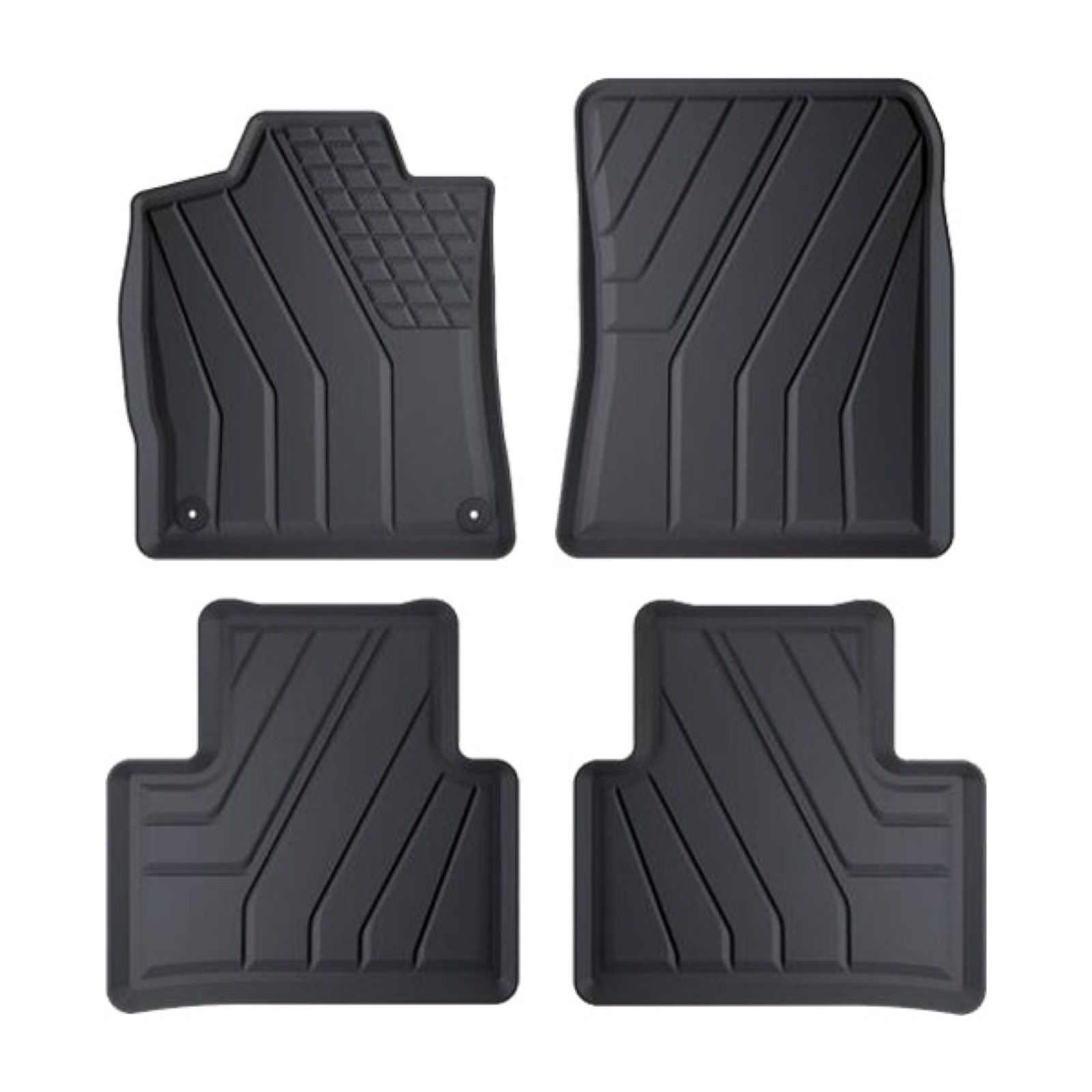 Tapis de sol Peugeot 308 SW 2022-2026 sur mesure en TPE noir
